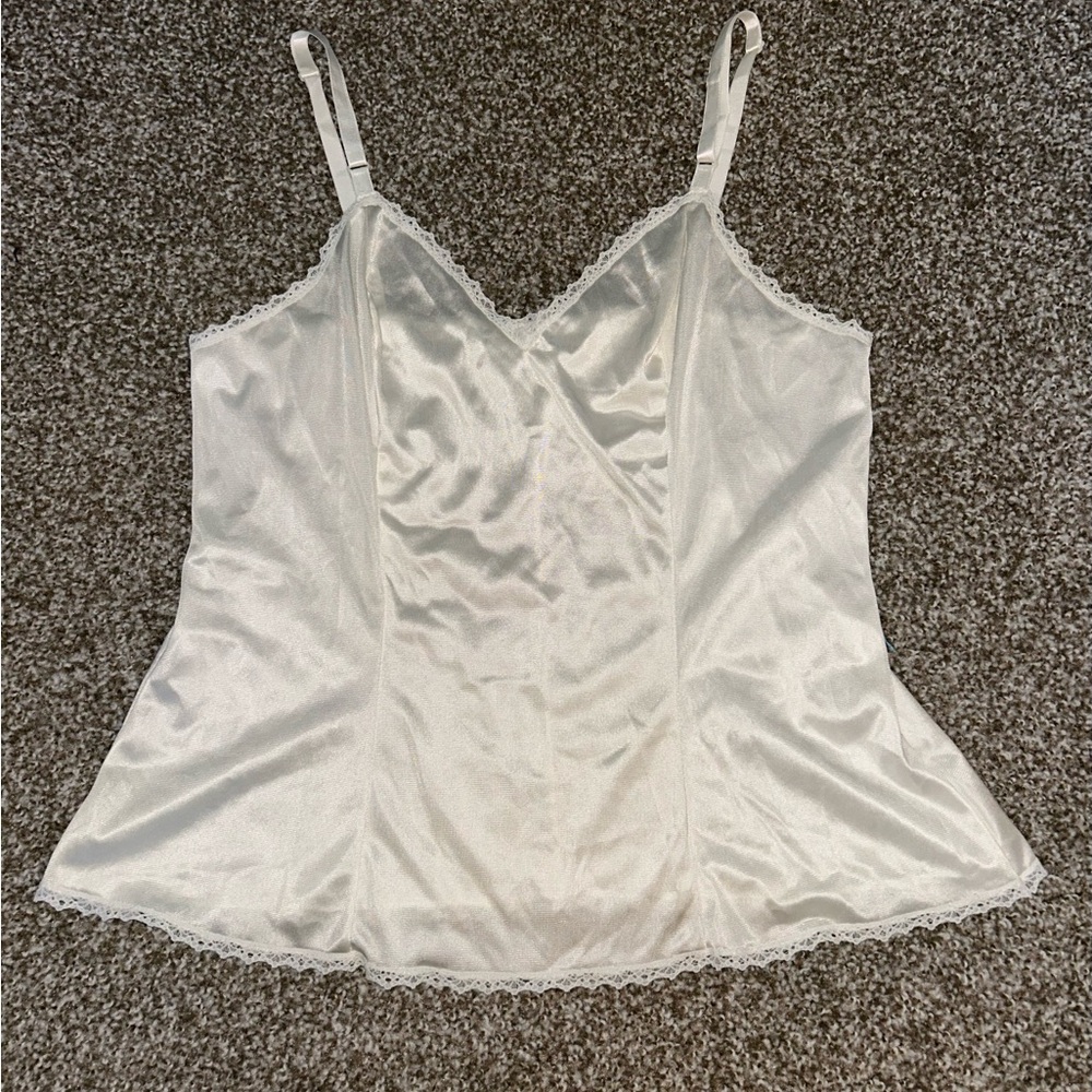 VINTAGE Adonna for JC Penney White Slip Cami Top